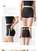 Color-Block High-Waisted Butt-Lift Yoga Shorts with Pockets for Running, Tennis, and Fitness - Women's Summer Outerwear