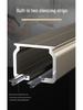 Jianmei 2.6mm Thick Silent Curtain Track with Bendable Heavy Duty Aluminum Alloy Rail and Guide Bearing Wheel.