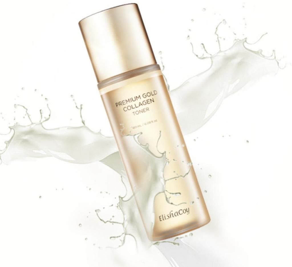 ELISHACOY Premium Gold Collagen Toner Firming Hydrating 180ml Facial Toner K-Beauty