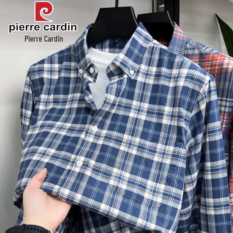 Pierre Cardin Men's Cotton Oxford Long-Sleeve Shirt
