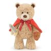 Bear Cuddle Teddy Plush Cute Warrior Teddy Toy Perfect Birthday Gift For Kids