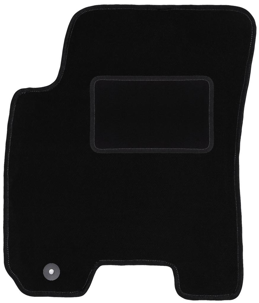 Driver's mat black for: Kia Sportage II SUV (2004-2010)