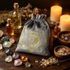 Velvets Tarots Card Storage Bag With Elegant Silk Screen Print Jewelry Pouches for Safe Storage And Stylish Carry