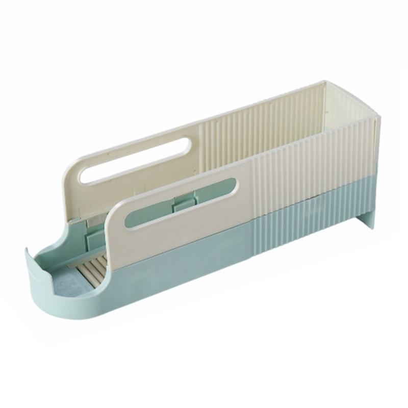 Innovative Drink Bottle Rack Beverages Dispenser For Refrigerator And Countertop Featuring Smooth Slide Out Mechanism