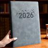 Large A4 Leather Office Notebook - Extra Thick Diary for Business Meetings