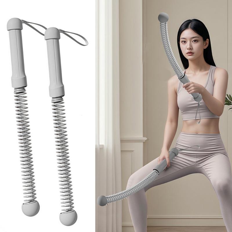 2Pcs Strength Training Rod Light Weight Muscle Building Cord Bicep Tricep Strengthener Sports Fitness Equipment