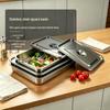 Zhenshang Stainless Steel Deep Square Buffet Pan with Lid