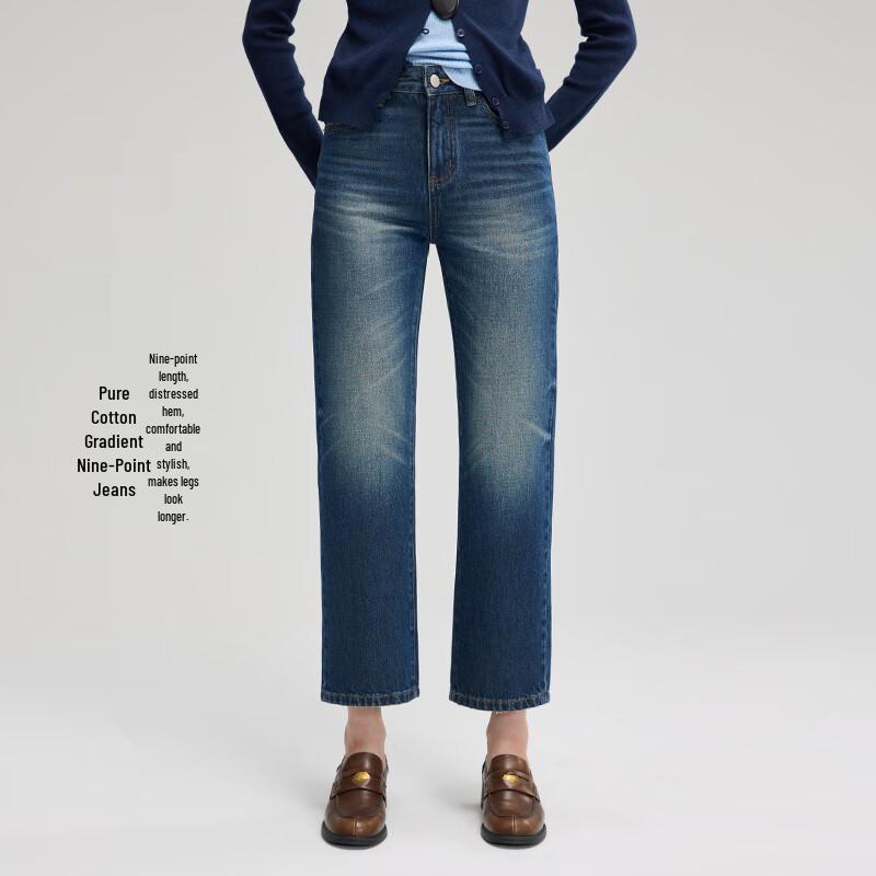 

Women s Retro Gradient Wash Slim Straight Jeans FXKL7079 29