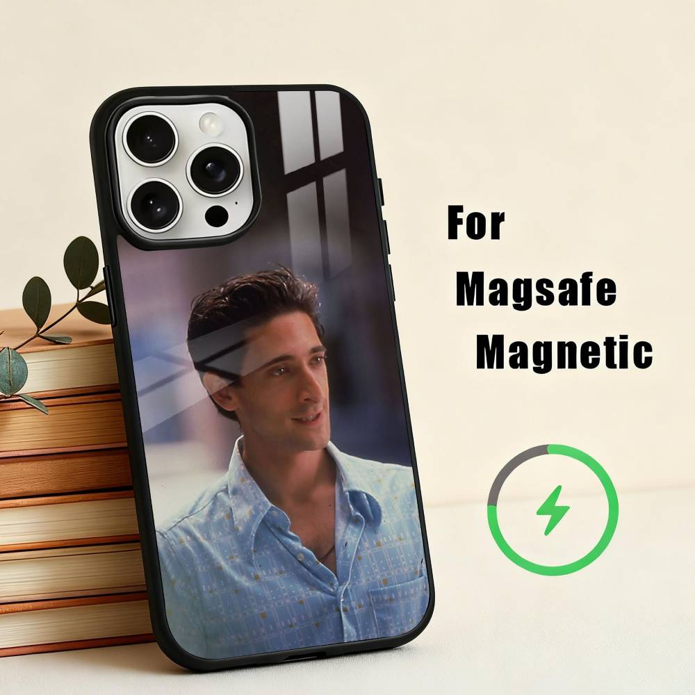 COOL A-Adrien B-Brody Actor Phone Case For iPhone17,16,15,14,13,12,11 Plus,Pro Max Magnetic For Magsafe Wireless Charging