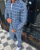 Nytt Gentlemen treningsdrakt sett Jakker sett menn glidelås dress herre mote treningsdress Sportsdress menn sweatshirts Sportsklær Kåpe+bukse