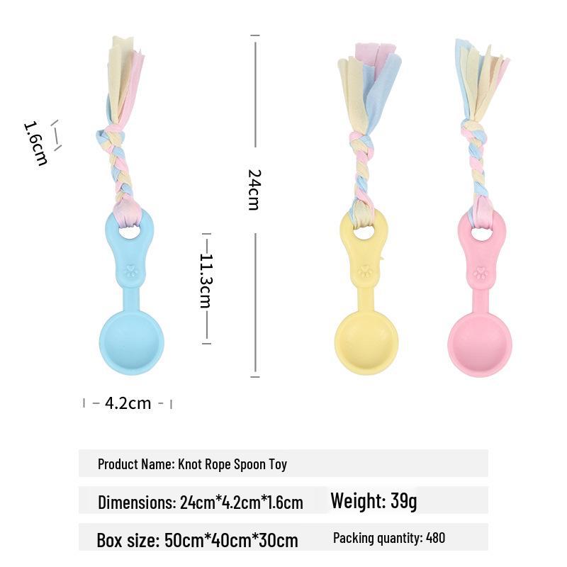 Durable Cotton Rope Knot Dog Toy - Bite-Resistant, Indestructible Molar Ball for Puppies