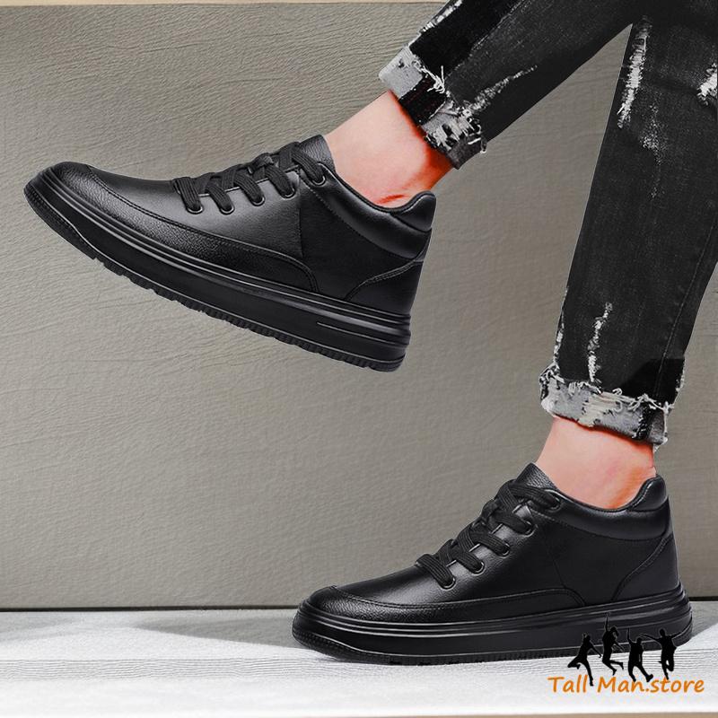 Booster Shoes   Elevator Men Chunky Sneakers Height Increase Insole 6cm Sports Leisure Tall Man
