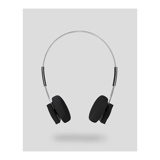 [km5] Lightweight Approximately 103g Wireless Headphones [Lightwear Headphones Hp1] Bluetooth Wired Noise Canceling On-ear Headphones (black)
