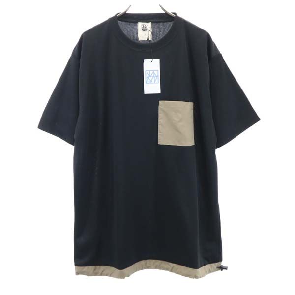 Unused VAST222 20ss Short Sleeve With Pocket T-shirt 2 Polyester Shirt Men's Used