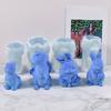 Rabbit Candle Molds for Candle Making,Animal Epoxy Mold for Casting Aromatherapy Candles,New Year Rabbit Ornament Mold