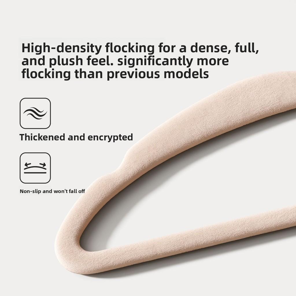 Velvet Coated Clothes Hangers For Shirts Dresses Pants And Suit Storage
