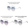 Fashion Polygon Frameless Sunglasses For Women With Uv400 Protection For Travel And Parties
