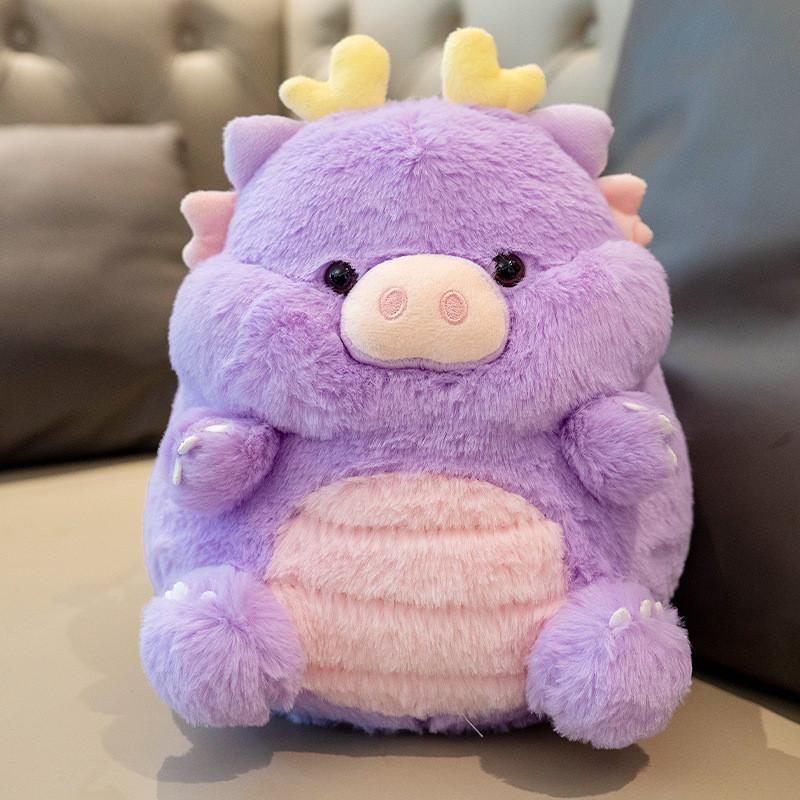 Plush Pig Dragon Toy Cartoon Animal Stuffed Doll Bedroom Decoration Kids Gift