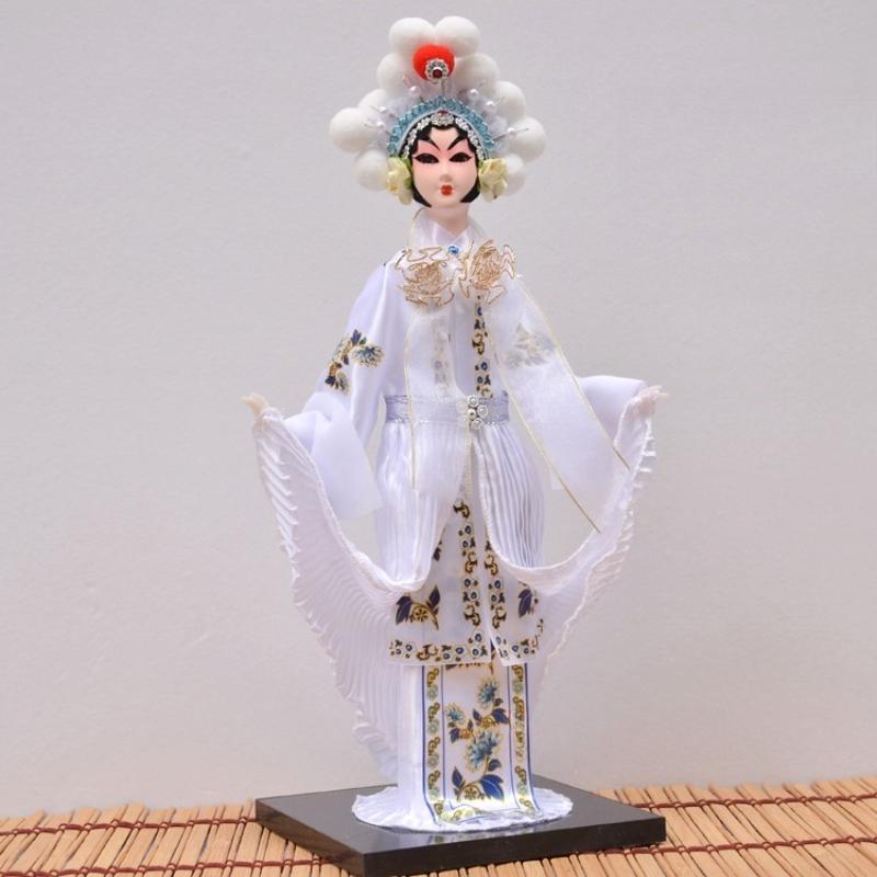 Chinese Traditional Peking Opera Mask Figurine Beijing Opera Character Doll Beautiful Handicrafts Home Decor Special Gifts