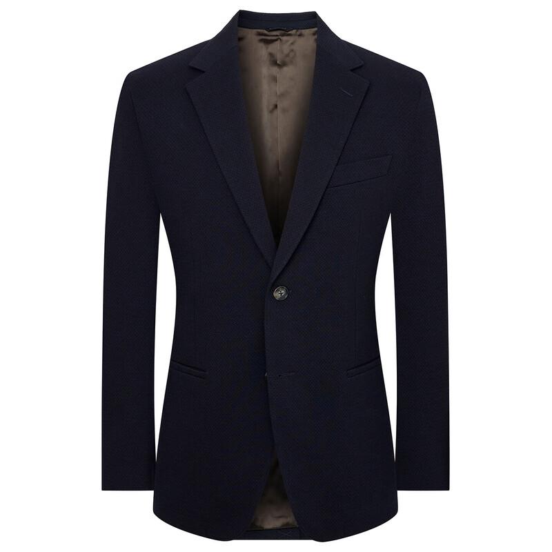 Baoxiniao Men's Blue Slim Fit Business Casual Blazer ESU243713U