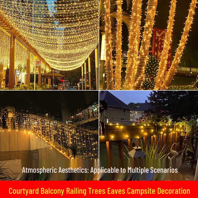 Solar LED Outdoor String Lights