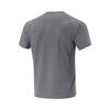 Li-Ning Training Series Solid Color Round Neck Comfortable Breathable Versatile Short Sleeve T-Shirt Men Tops Sober-Gray ATSV383-8