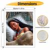 Disney Oil Painting Art Painting Set Princess Pocahontas Home Wall Decor Handmade GiftDiamond Jewels Sparkle Bedding