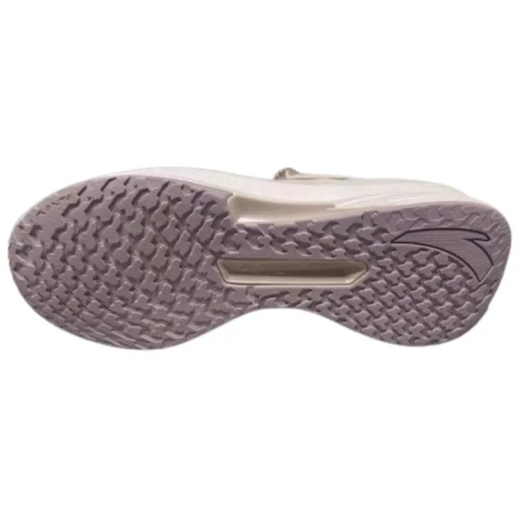 Anta Cushioning Breathable Rebound Low top Sprint Running Shoes Women's White Lotus Gray (Unisex) Running Shoes 122415591 4