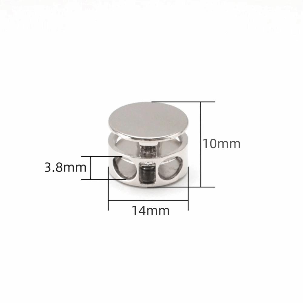 10pcs DIY No Tie Shoelace Locks Easy Install Spring Clips Adjustable Shoelace Rope Buckle Pants серебряный