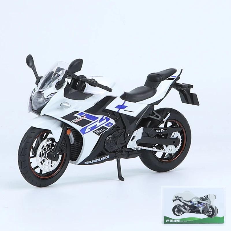 1/12 Suzuki GSX-250R Legierung Rennmotorrad Modell Simulation Druckguss Metall Wettbewerb Motorrad Modell Sammlung Kind Spielzeug Geschenk