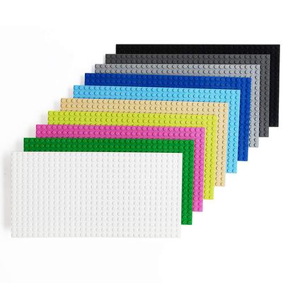 INIBUD Classic Kompatybilna Dwustronna Płytka Bazowa Blokowa, 16x32 Punkty (Zestaw 10 kolorów)