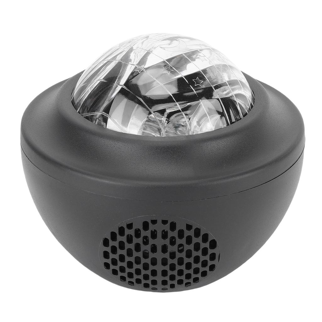 Night Light Projector Bluetooth Speaker Music Projection Lamp for Gaming Room Home Theater Room Decor Aurora Black