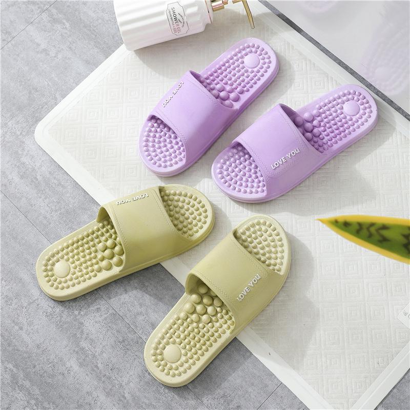 Women's and Men's Non-Slip Indoor Summer Massage Slippers