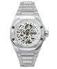 The Faller Stainless Steel Grey Skeleton Dial Automatic I17601 Men's Watch