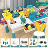 Multifunctional Large Particle Building Block Table for Kids: Educational Toy for Boys, Girls, and Babies