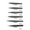 6PCS Anti-Static ESD Tweezers Set - Anti-Magnetic for Electronics & Cake Decorating