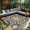 Modern Abstract Carpet Non Slip Area Rug Living Room Floor Mat Home Decor Geometric Pattern Runner Rug Indoor Outdoor Mat