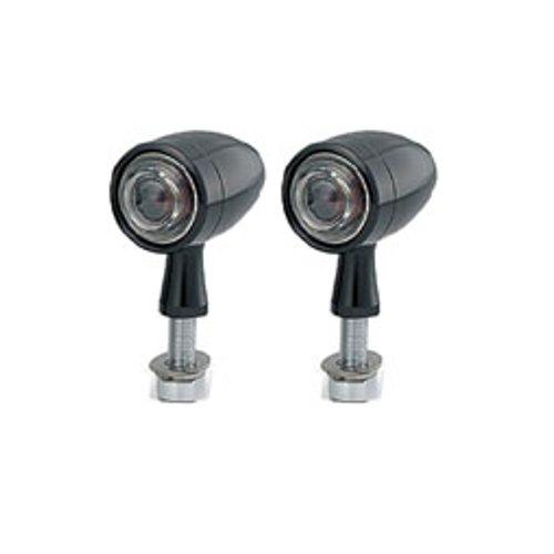 

Детали мотоцикла Kijima, поворотный указатель поворота Starmine B5 Alumite, черный, алюминиевый/прозрачный, линза 12V23W 219-1097