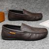 Fashion New Leather Men's Casual Shoes Male Lazy Shoes Breathable Loafers Comfort Slip-on Driving Shoes Luxury Brand Moccasins