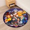 Custom Name Vox Machina Printed Round Rug Carpet Chair Rug Area Rug Entryway Doormats,for Office Chair Living Room Bedroom Kitchen Room.