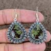 Dragon Blood Gemstone Handmade 925 Sterling Silver Jewelry Earring 2.01" KKG-662