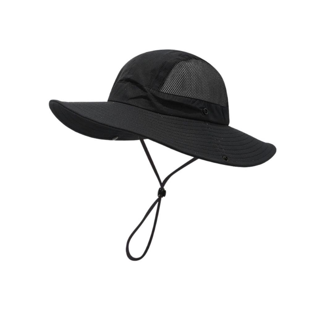 Quick-dry Men Fisherman's Hat Waterproof Hiking Cap Casual Folding Bucket Hat  Sports