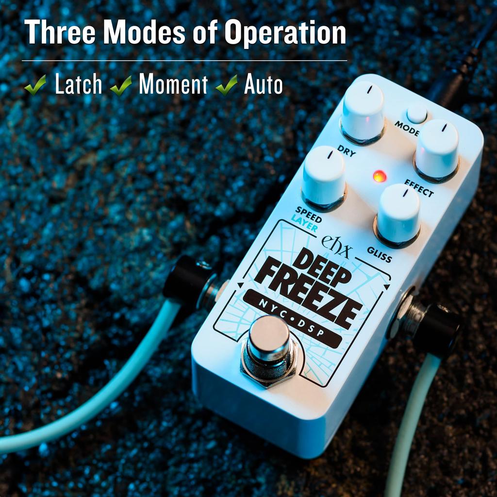 PICO DEEP FREEZE SOUND RETAINER SUSTAINER Sustain Pedal Guitar Effector ELECTRO-HARMONIX