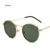 Round Shape Sunglasses Women Vintage Retro Style Alloy Matal Sunglasses Man Korean New Fashion Sun Glasses Women