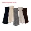 Thick Warm Fuzzy Leg Warmers Turn-Cuff Design Wool Blend Leg Warmers Cozy Calf Leg Socks  For Women