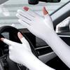 Breathable Sunscreen Gloves Touchable Screen Nail Art Mittens New Long Sleeve  Summer