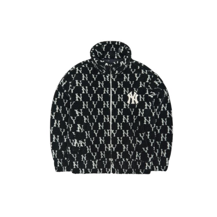 

New MLB Velvet Jackets Unisex Black 3AFDM0126-50BKS XS