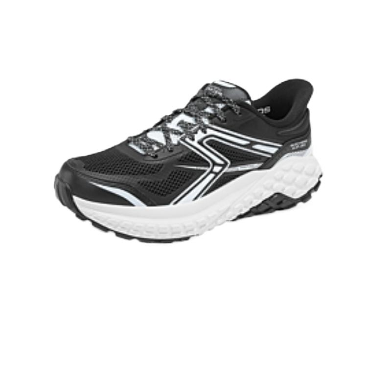 Skechers Monster Mesh Comfortable Versatile Durable Breathable Low-Top Dad Shoes Men Sneakers Black 232748-WBK