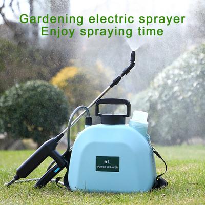 5L/8L Electric Sprayer Battery Powered Sprayer with 3 Nozzles Adjustable Shoulder Strap Electric Pump Sprayer for Watering Fertilizing Herbicides