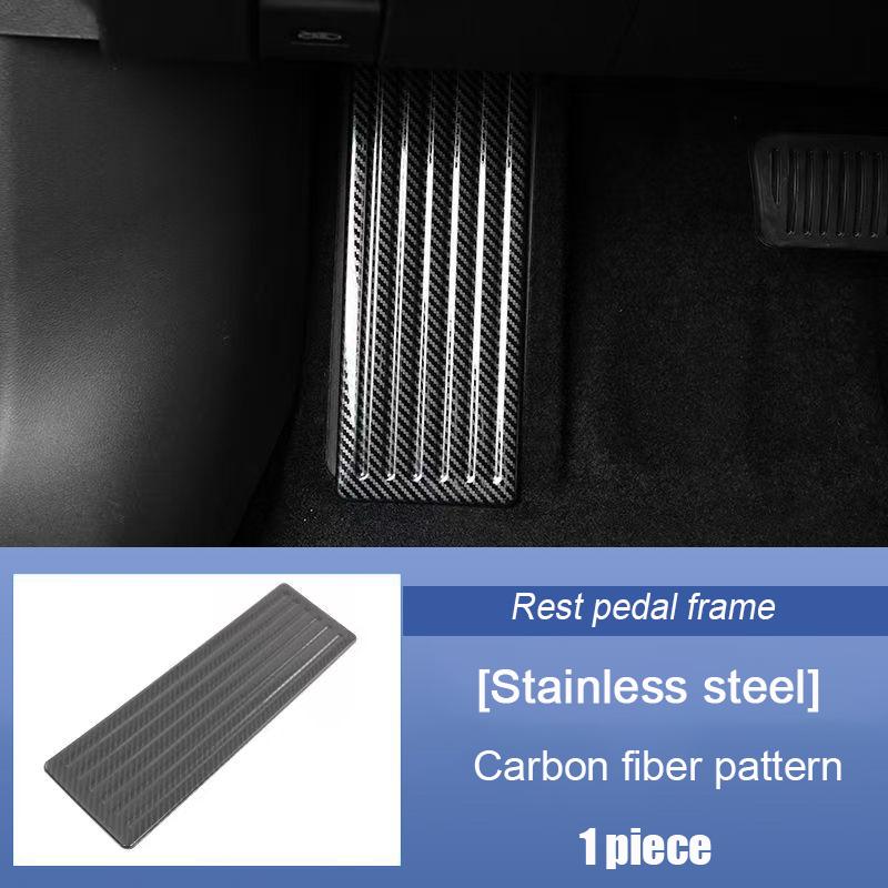 

For BYD Seal 2024 Stainless steel rest pedal decorative sticker Automotive interior modification 3303